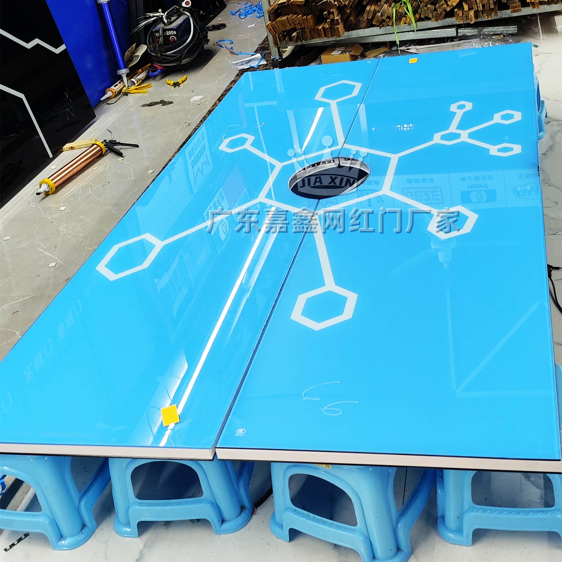 电竞网咖科幻门 网红密室隐形门