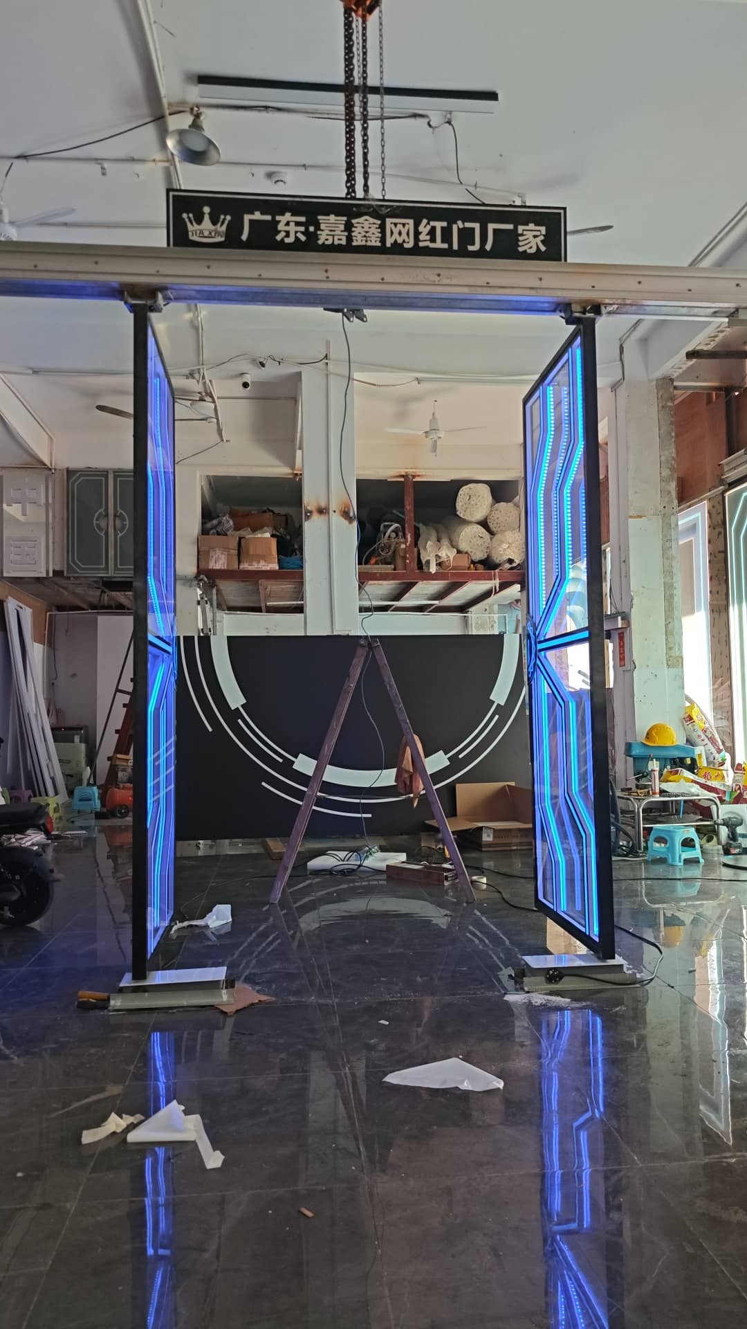 科幻掌纹门 科幻大门