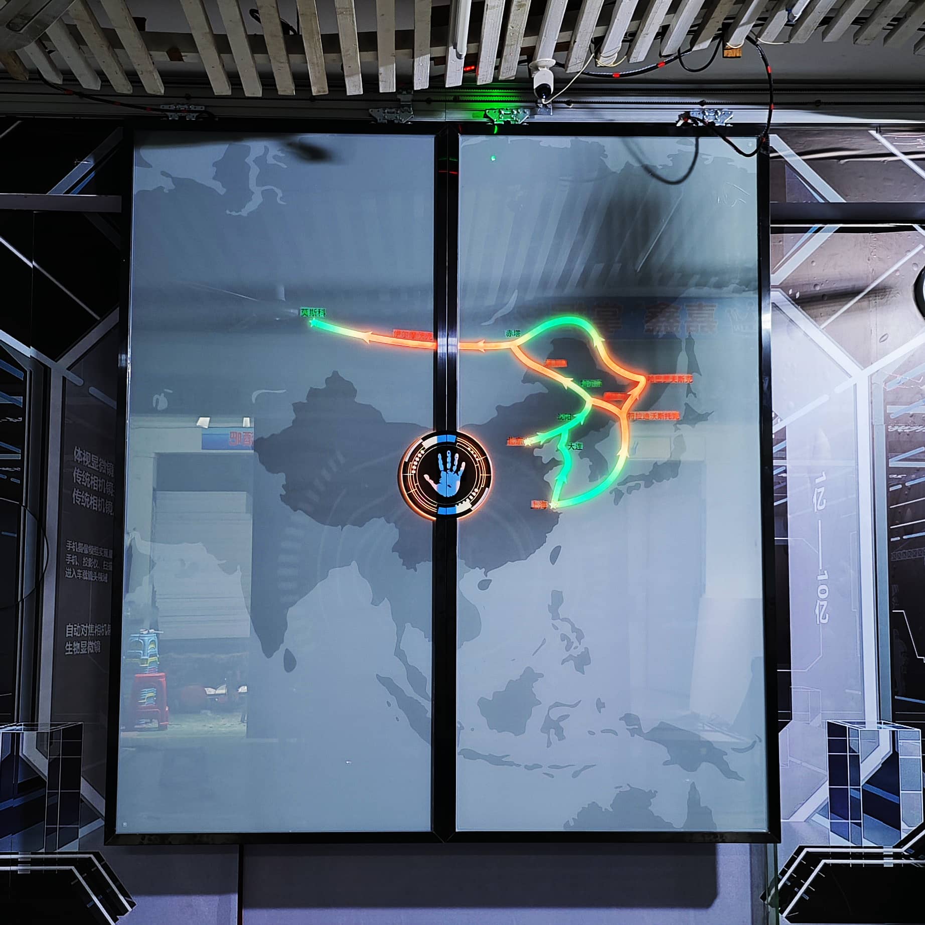 科技感智能门制作设计