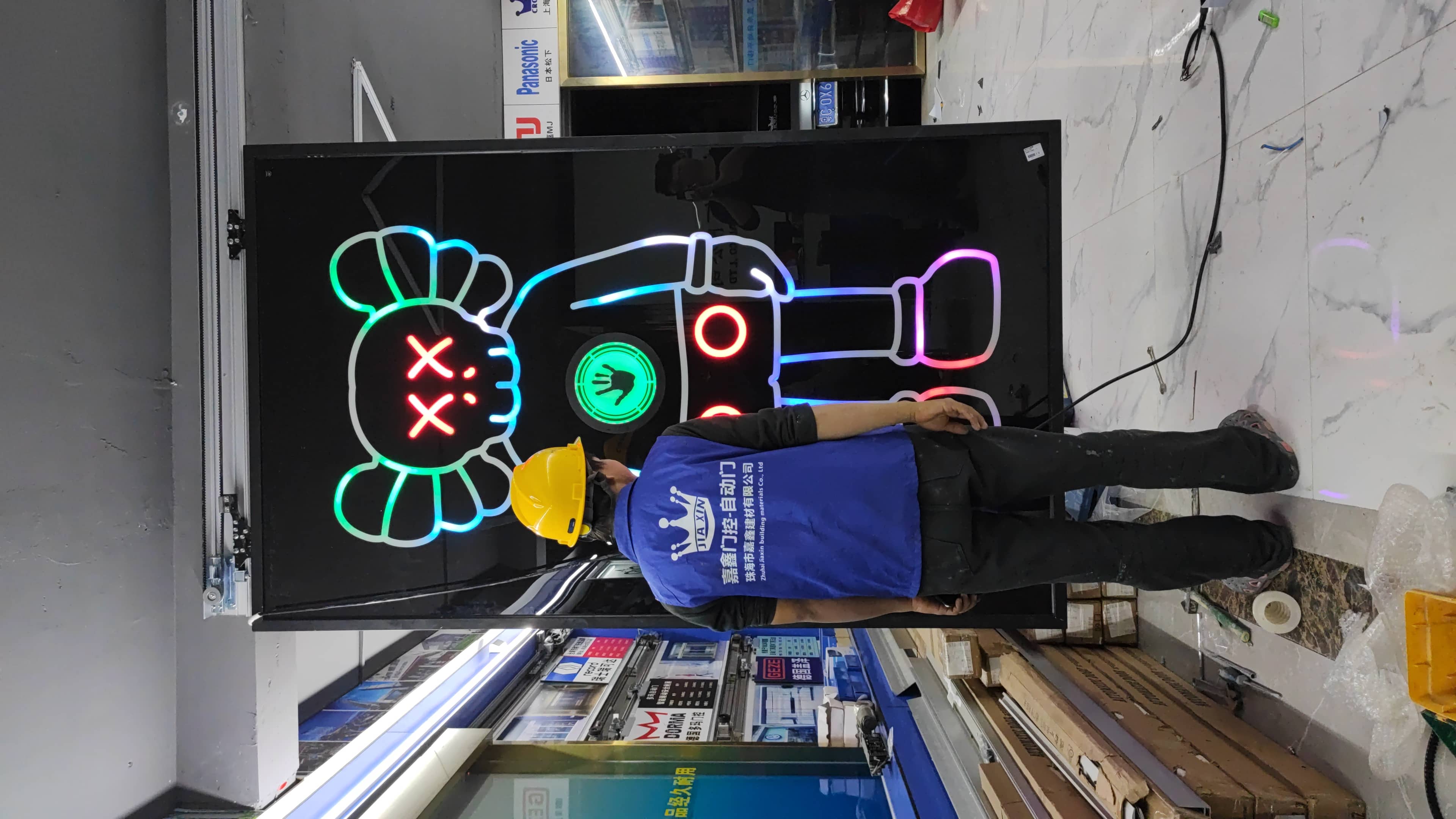 科技门安装 酒吧智能科技门制作