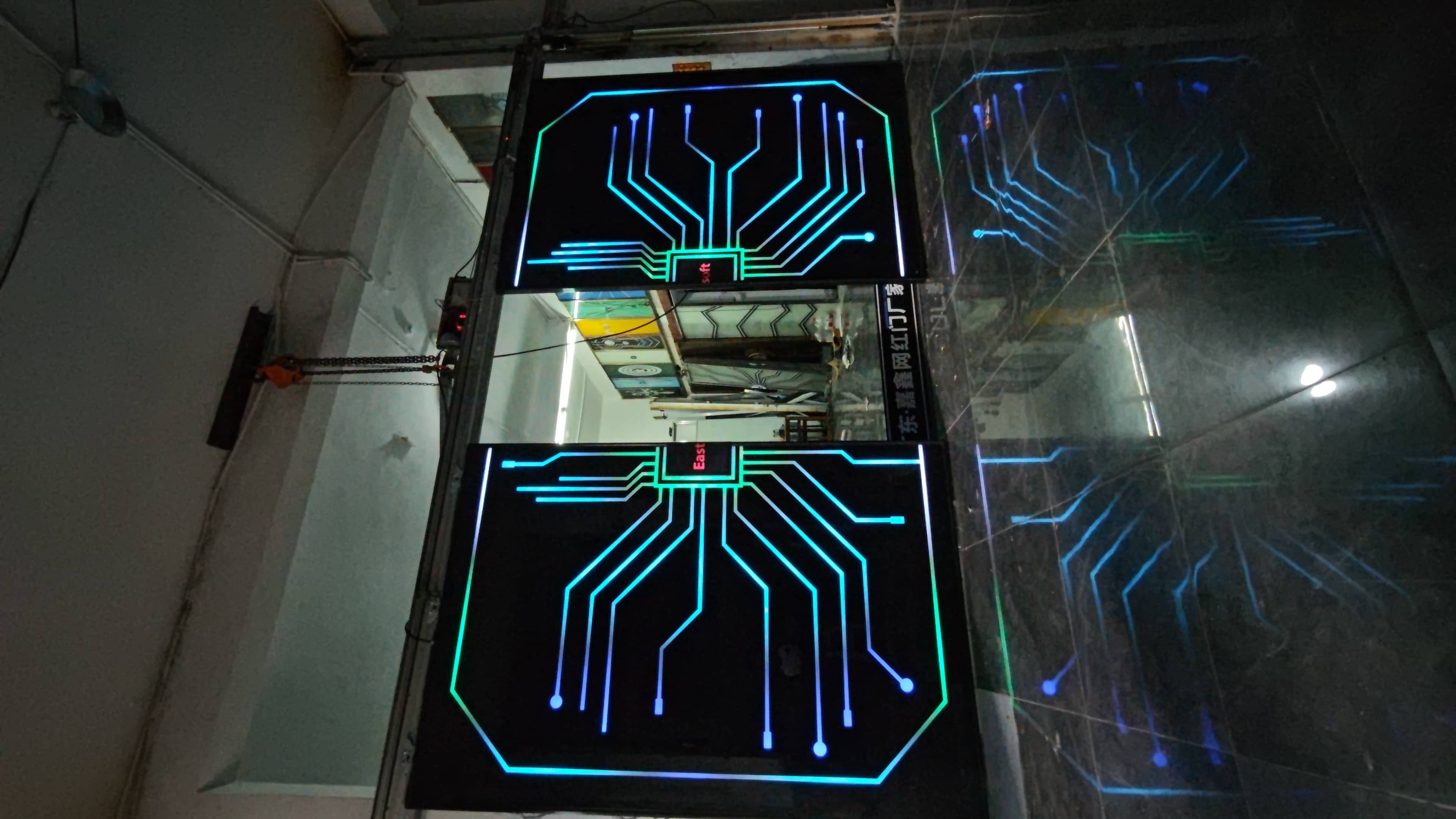 科技门制作 创意触摸自动门